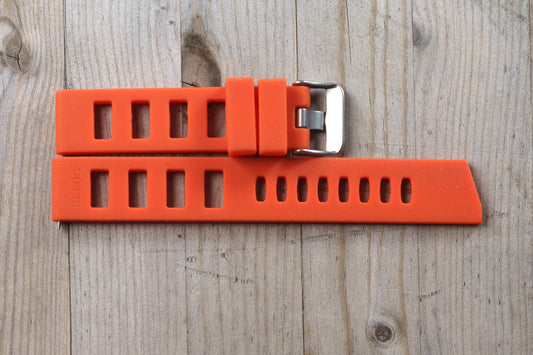 Orange Rubber Strap