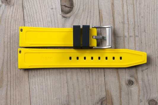 Black and Yellow, Black and Yellow Rubber Strap