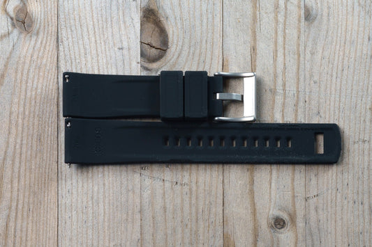 Thin Black Rubber Strap