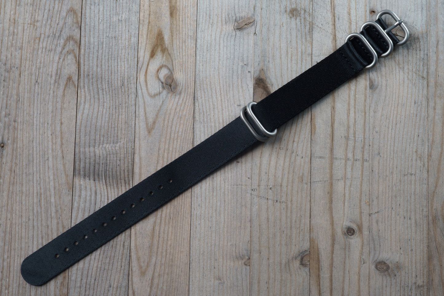Premium Black Military style strap