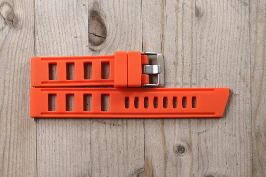Orange Rubber Strap