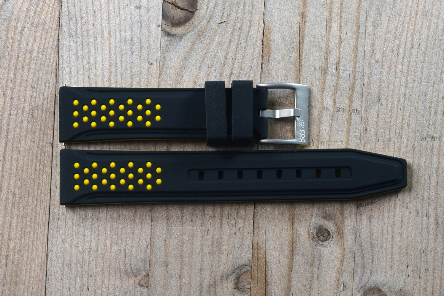 Black and Yellow, Black and Yellow Rubber Strap