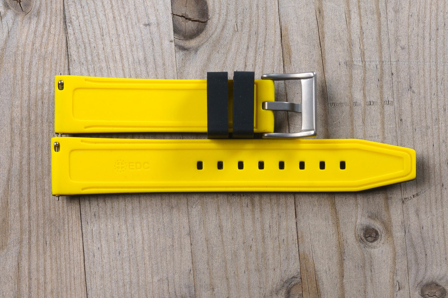 Black and Yellow, Black and Yellow Rubber Strap