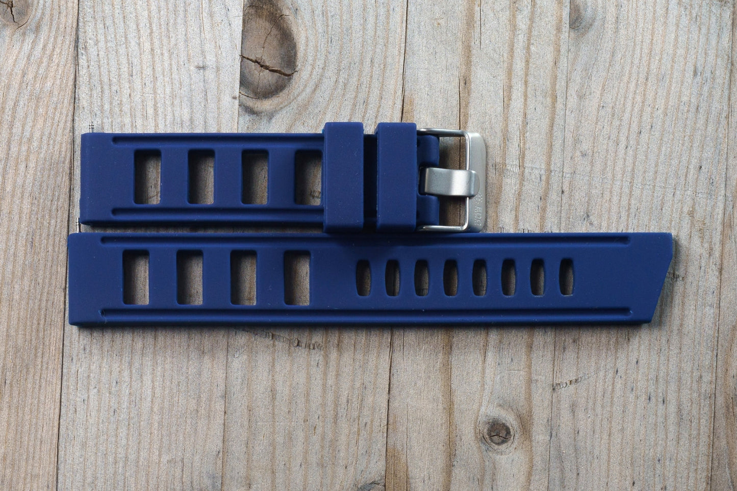 Blue Rubber Strap